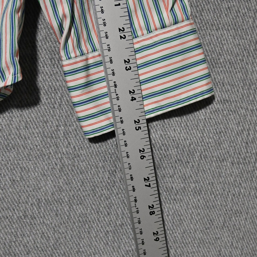 Polo Ralph Lauren Button Down Shirt Mens Regent Classic Fit 16.5 34/35 Multi - Picture 6 of 7